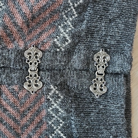 Maria Lammi Merino Wool Handmade Finnish Knit Sweater Vest, XL - Picture 3 of 14